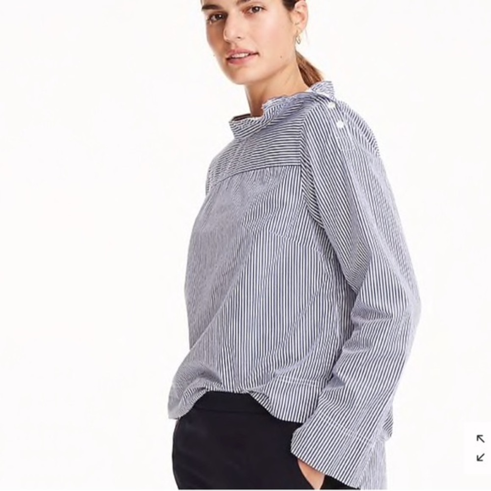 JCrew Funnel Neck Shirt